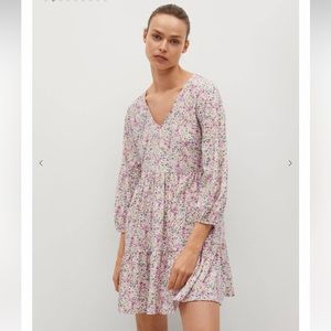 Mango floral dress